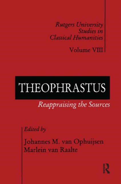 Book cover of: Theophrastus. By: J. M. van Ophuijsen