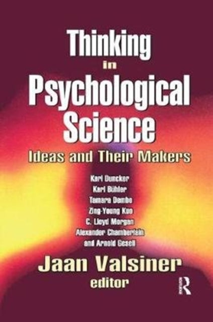 Book cover of: Thinking in Psychological Science. By: Jaan Valsiner