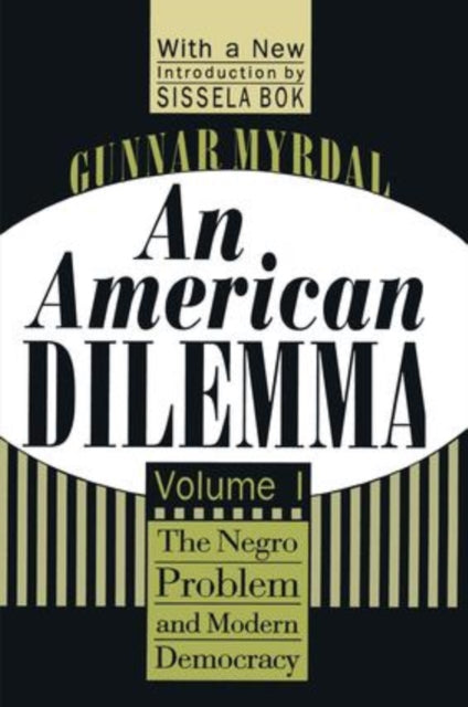 Book cover of: American Dilemma. By: Gunnar Myrdal