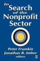 Book cover of: In Search of the Nonprofit Sector. By: Jonathan B. Imber