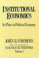 Book cover of: Institutional Economics. By: Sam Sebesta