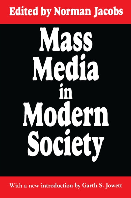 Book cover of: Mass Media in Modern Society. By: Norman Jacobs