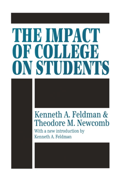 Book cover of: Impact of College on Students. By: Kenneth A. Feldman