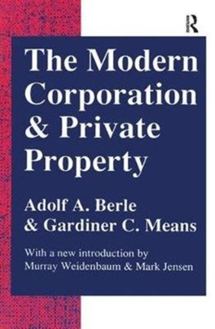 Book cover of: Modern Corporation and Private Property. By: Adolf A. Berle