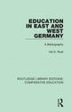 Book cover of: Education in East and West Germany