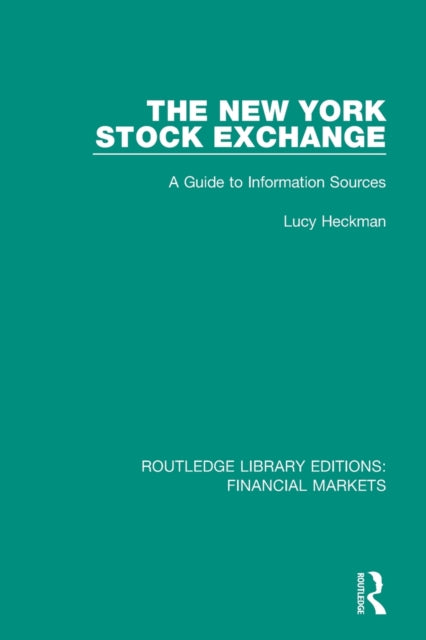 Book cover of: New York Stock Exchange. By: Lucy Heckman