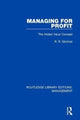 Book cover of: Managing for Profit. By: R. R. Gilchrist