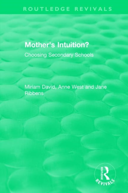 Book cover of: Mother's Intuition? (1994). By: Miriam E. David