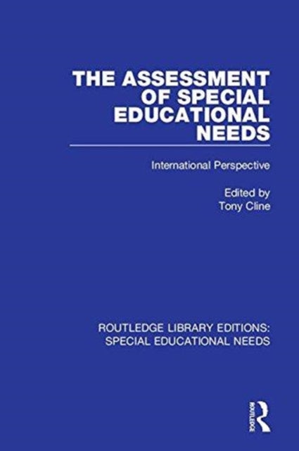 Book cover of: Assessment of Special Educational Needs. By: Tony Cline