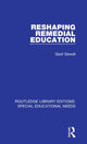 Book cover of: Reshaping Remedial Education. By: Geof Sewell