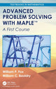 Book cover of: Advanced Problem Solving with Maple. By: William P. Fox