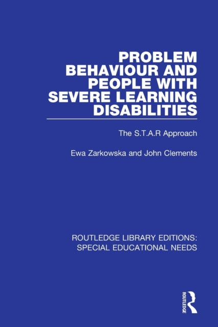 Book cover of: Problem Behaviour and People with Severe Learning Disabilities. By: Ewa Zarkowska