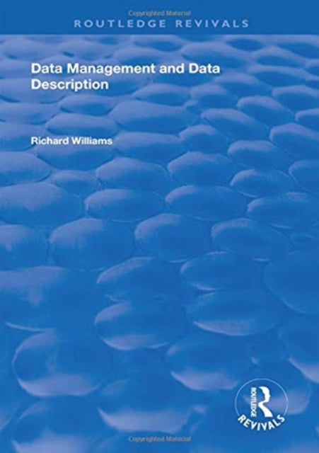 Data Management and Data Description