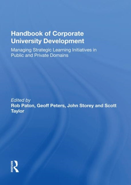 Book cover of: Handbook of Corporate University Development