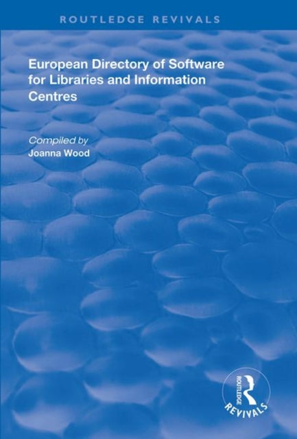 Book cover of: European Directory of Software for Libraries and Information Centres