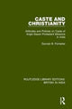 Book cover of: Caste and Christianity. By: Duncan B. Forrester