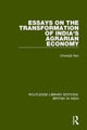 Book cover of: Essays on the Transformation of India's Agrarian Economy. By: Chiranjib Sen
