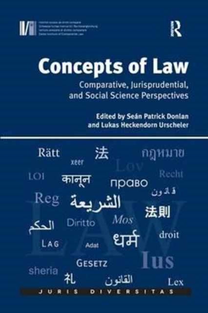 Book cover of: Concepts of Law. By: Lukas Heckendorn Urscheler