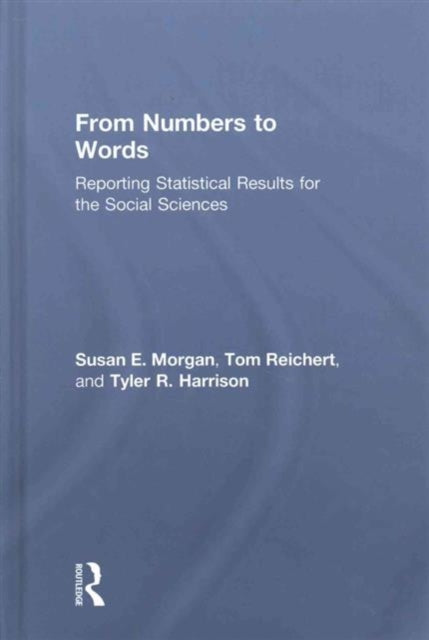 Book cover of: From Numbers to Words. By: Susan Morgan