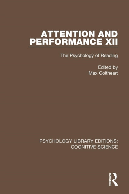Book cover of: Attention and Performance XII