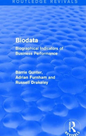 Biodata (Routledge Revivals)