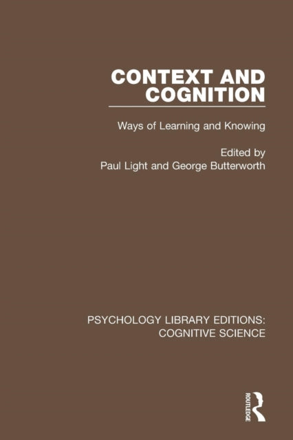 Book cover of: Context and Cognition. By: George Butterworth