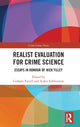 Book cover of: Realist Evaluation for Crime Science. By: Aiden Sidebottom