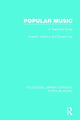 Book cover of: Popular Music. By: Graham Vulliamy