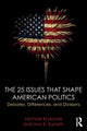 Book cover of: 25 Issues that Shape American Politics. By: Michael Kryzanek