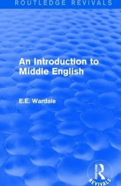 Book cover of: Introduction to Middle English. By: E. E. Wardale
