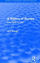 Book cover of: History of Europe. By: W. T. Waugh