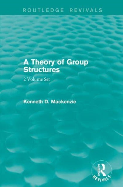 Book cover of: Theory of Group Structures. By: Mackenzie, Kenneth D.