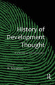 Book cover of: History of Development Thought