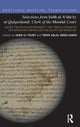 Book cover of: Selections from Subh al-A'sha by al-Qalqashandi, Clerk of the Mamluk Court. By: Tarek Galal Abdelhamid