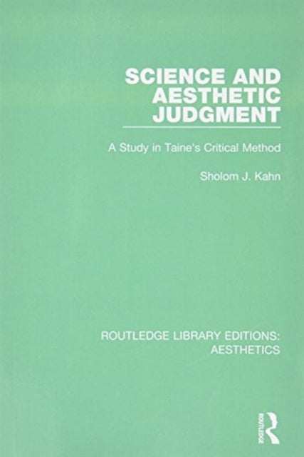 Science and Aesthetic Judgement