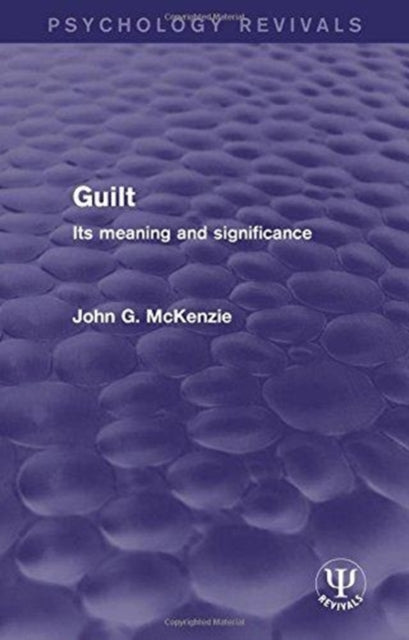 Book cover of: Guilt. By: John G. McKenzie