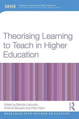 Theorising Learning to Teach in Higher Education