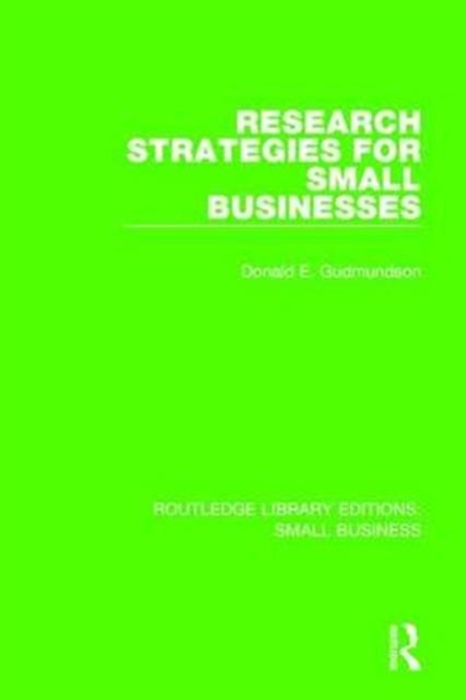 Book cover of: Research Strategies for Small Businesses. By: Don E. Gudmundson