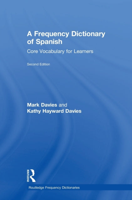 Book cover of: Frequency Dictionary of Spanish. By: Mark Davies