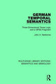 Book cover of: German Temporal Semantics. By: John A. Nerbonne