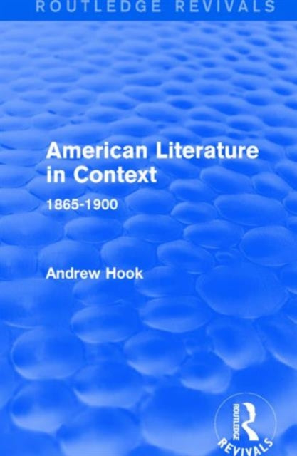 Book cover of: American Literature in Context. By: Andrew Hook