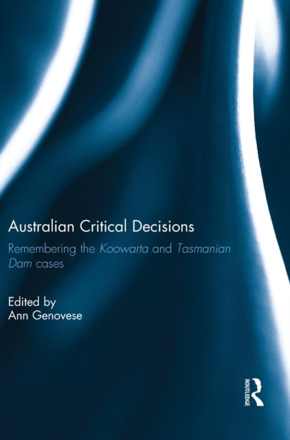 Book cover of: Australian Critical Decisions. By: Ann Genovese