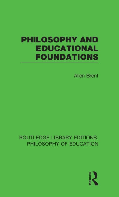Philosophy and Educational Foundations