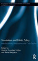 Book cover of: Translation and Public Policy. By: Gabriel González Núñez