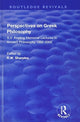 Book cover of: Perspectives on Greek Philosophy. By: R. W. Sharples