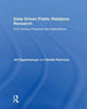Book cover of: Data-Driven Public Relations Research. By: Jim Eggensperger
