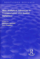 Book cover of: New Analytical Advances in Transportation and Spatial Dynamics. By: Aura Reggiani