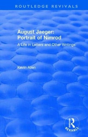 August Jaeger: Portrait of Nimrod