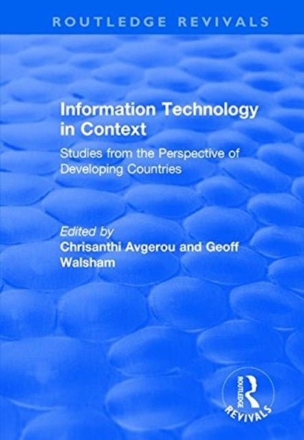 Book cover of: Information Technology in Context
