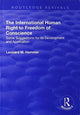 Book cover of: International Human Right to Freedom of Conscience. By: Leonard M. Hammer